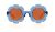 Sons + Daughters Sunglasses Pixie Blue Jelly with Mirror