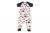 Nest Design Raglan Bamboo Pima Short Sleeve Sleep Suit 0.6 TOG - Pompom 6-18M