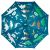 Stephen Joseph Changing Umbrella - Teal Dinosaurs Color