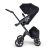 Stokke Xplory Stroller Black Chassis With Brown Handle V6 - Black