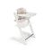 Stokke Tripp Trapp Complete High Chair and Cushion with Stokke Tray - White with Silver Stars Multi Cushion