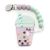 Loulou Lollipop Bubble Tea Teather Lilac Mint with holder set