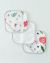 Little Unicorn Cotton Wash Cloth 3 Pack Summer Poppy