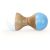 Vilac Music Maracas - White and Sky Blue