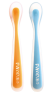 Piyo Piyo Saffty Silicone Spoon - Blue & Yellow