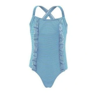 Petit Bateau Maillot Girls Bathing Suit 1 Piece Blue