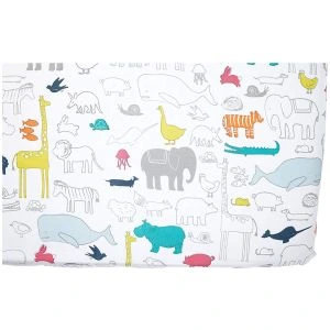 Pehr Designs Noah's Ark Crib Sheet - Multi