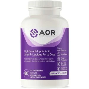 AOR High Dose R-Lipoic Acid 60 VegiCaps