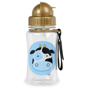 Skip Hop Zoo Straw Bottle 12 oz - Cow