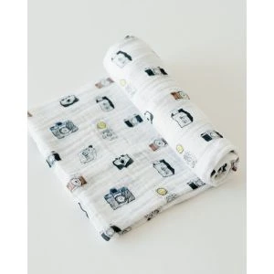 Little Unicorn Cotton Muslin Swaddle Single Camera