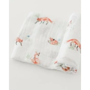 Little Unicorn Cotton Muslin Swaddle Single Fox