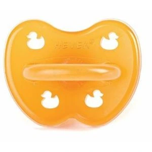 Hevea Natural Rubber Pacifier Duck Design 3+