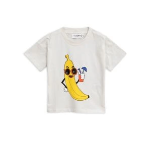 Mini Rodini Banana SP Tee - Off White