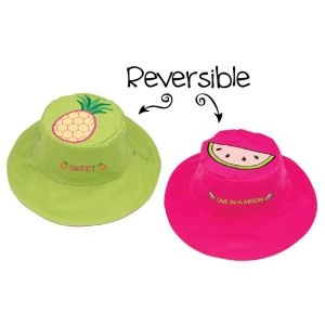 FlapJackKids Kid's Sun Hat Pineapple/Watermelon Medium (2-4Years)