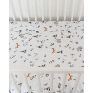 Little Unicorn Cotton Muslin Crib Sheet Forest Friends