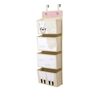 3 Sprouts Hanging wall organizer llama