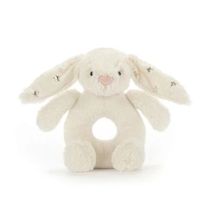 Jellycat Bashful Twinkle Bunny Ring Rattle