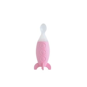 Marcus & Marcus Rocket Feeding Dispenser Spoon Pink