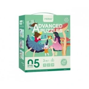 Mideer Advanced Puzzles Level 5 - Fairy Princess & Forest Party & Dream Seabed 4+