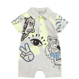 Kenzo Cali Party TB Jako T-shirt - Light Marl Grey - 1A