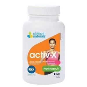 Platinum Naturals Activ-X Women Multivitamin 120 Softgels @