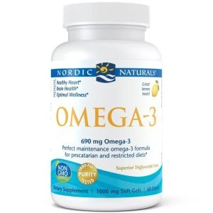 Nordic Omega-3 Lemon 60Sgels