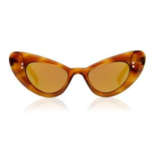 Sons + Daughters Sunglasses Josie Creme Brulee with Mirror