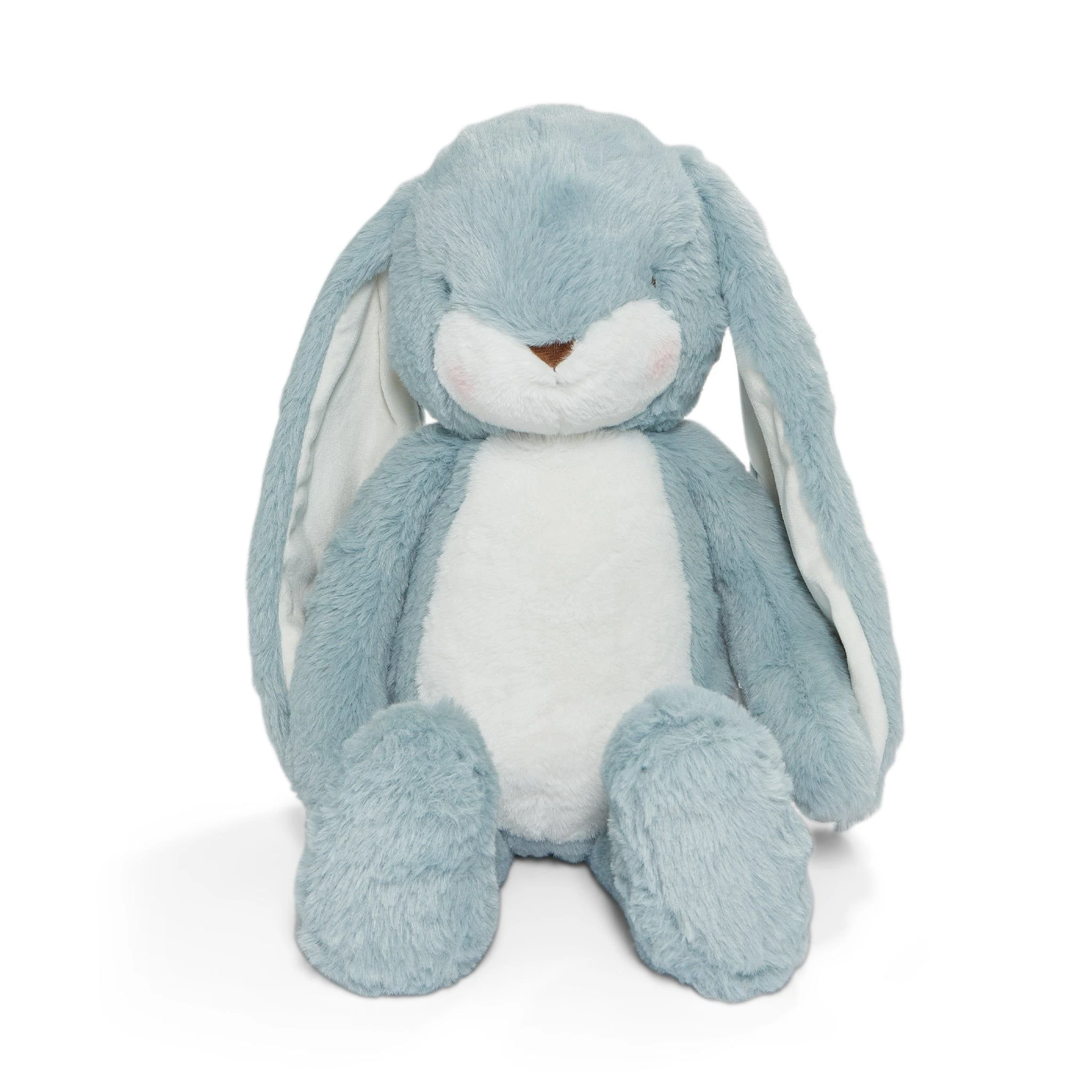 Blue bunny plush toy top