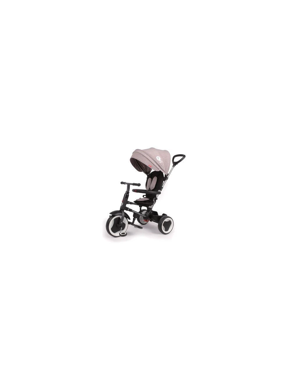 QPlay Rito Foldable Stroller Trike Grey