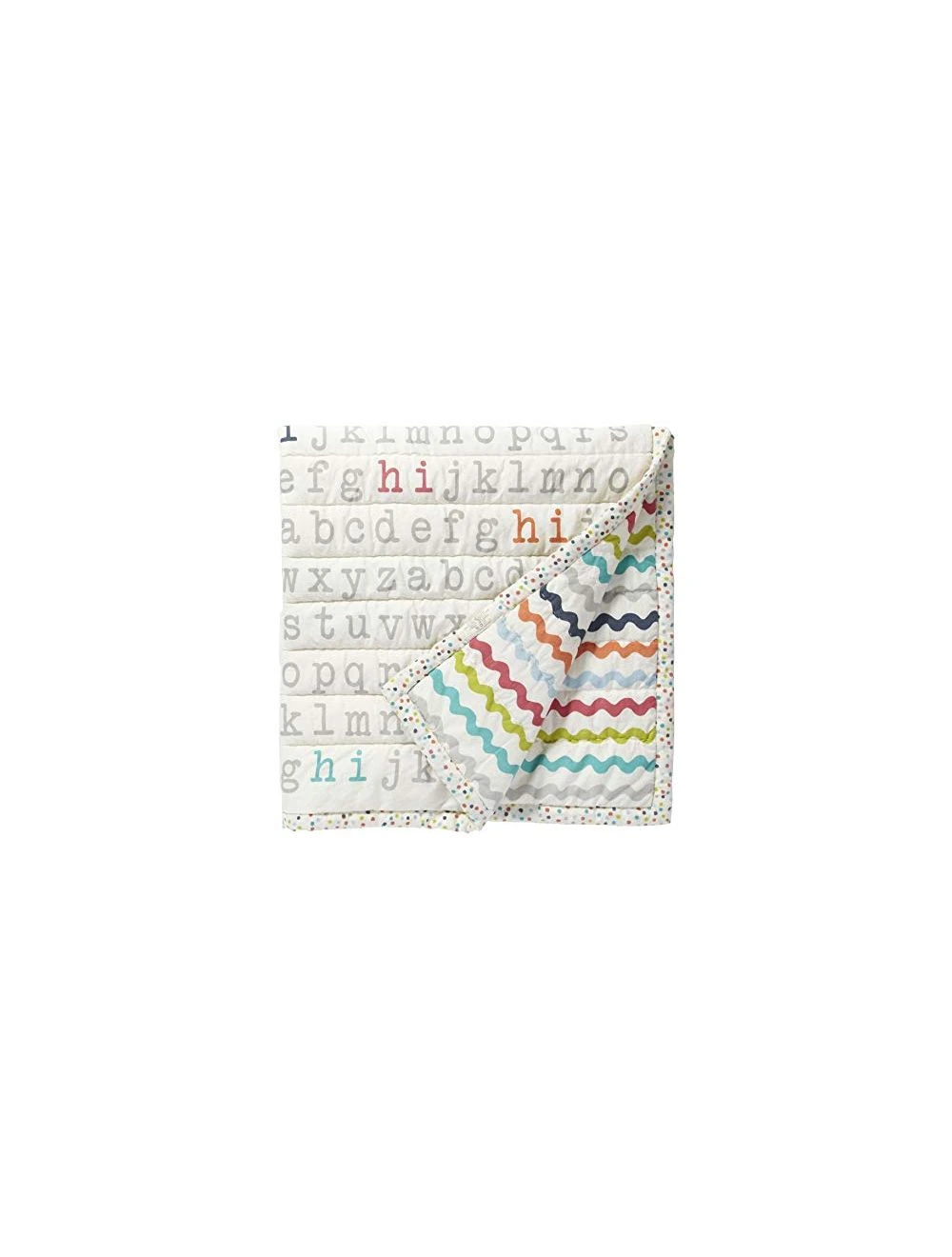 Pehr Designs Hi Alphabet Blanket In Multi
