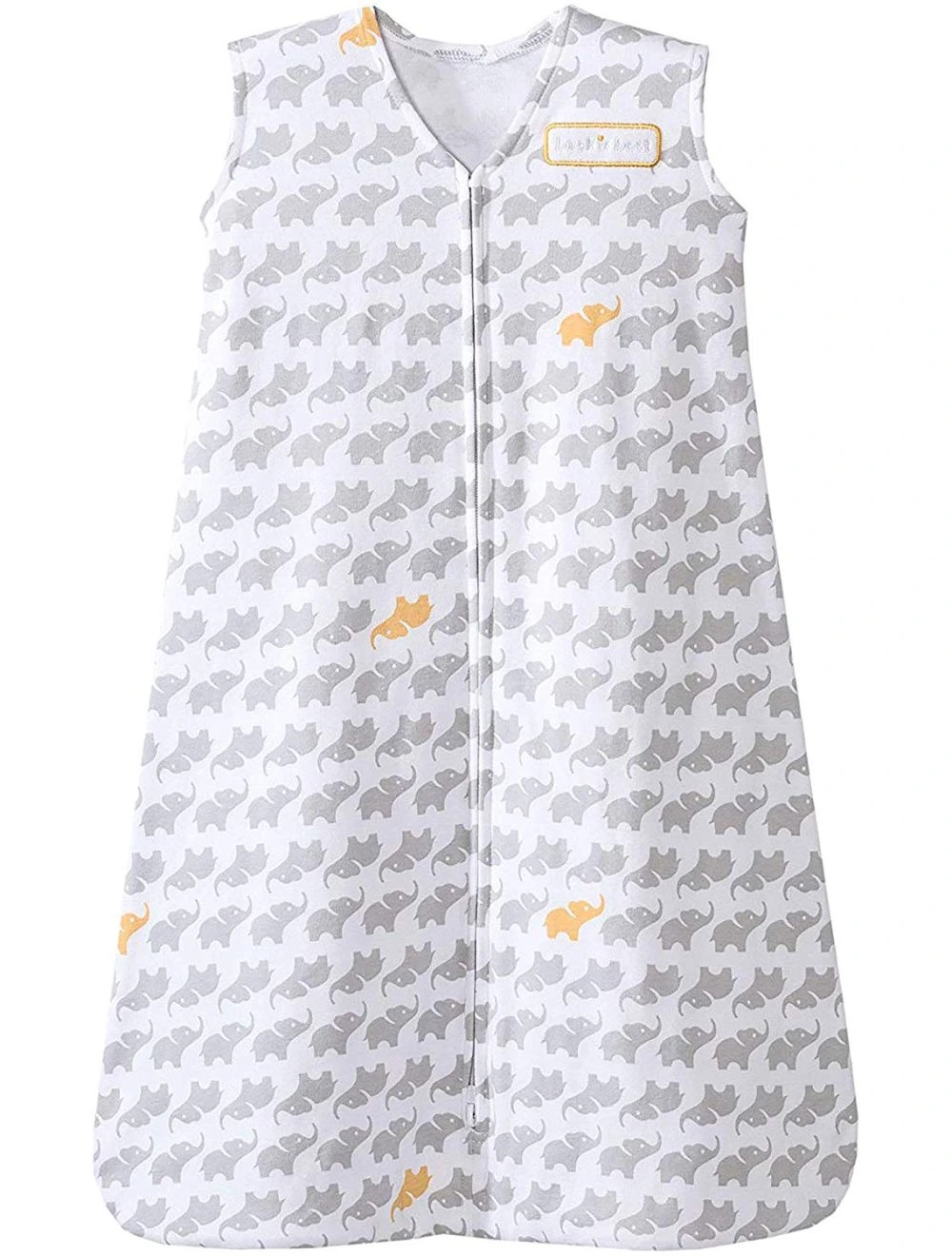 HALO SleepSack Wearable Blanket Elephant Graphics Neutral 100 Cotton TOG 0.5