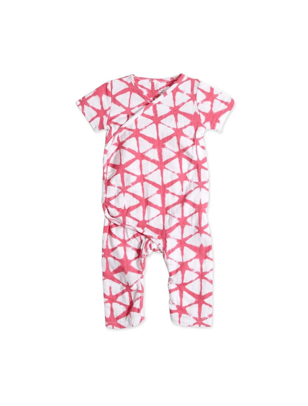 Aden Anais Short Sleeve Kimono One Piece Cubic Berry shibori 9 12m