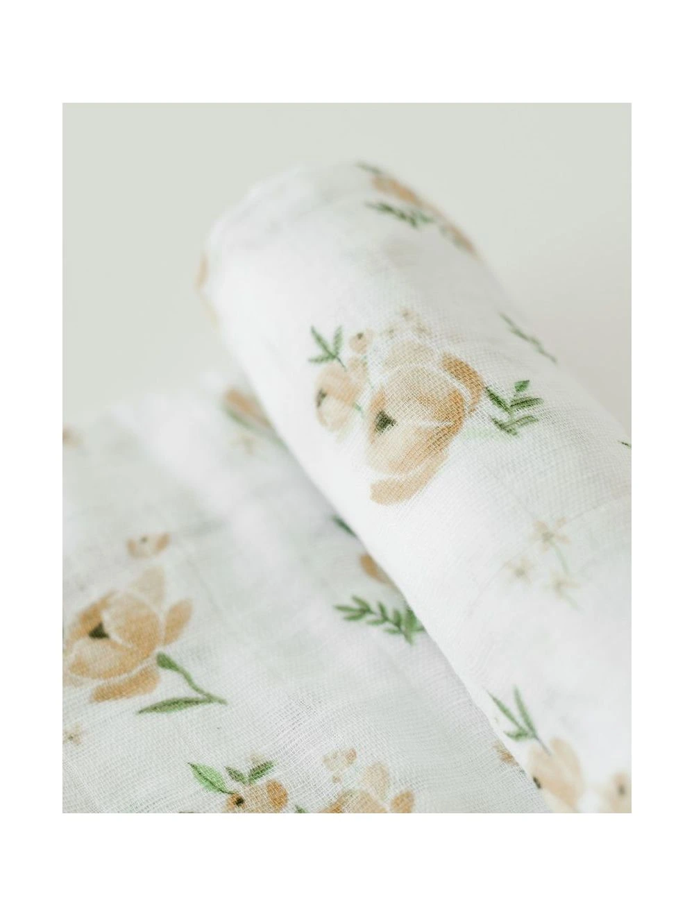 Little Unicorn Cotton Muslin Swaddle Single Yellow Rose