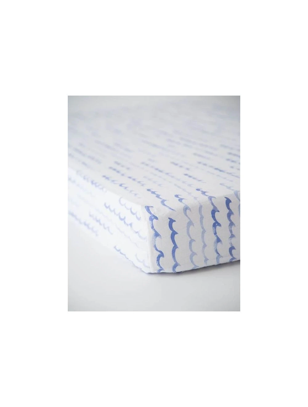 Little unicorn blue windflower crib sheet cheap